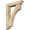 Ekena Millwork Westlake Traditional Rough Sawn Bracket w/ Offset Brace, Douglas Fir, 6"W x 28"D x 36"H BKT0604X28X36WTL01RDF - alternate 1